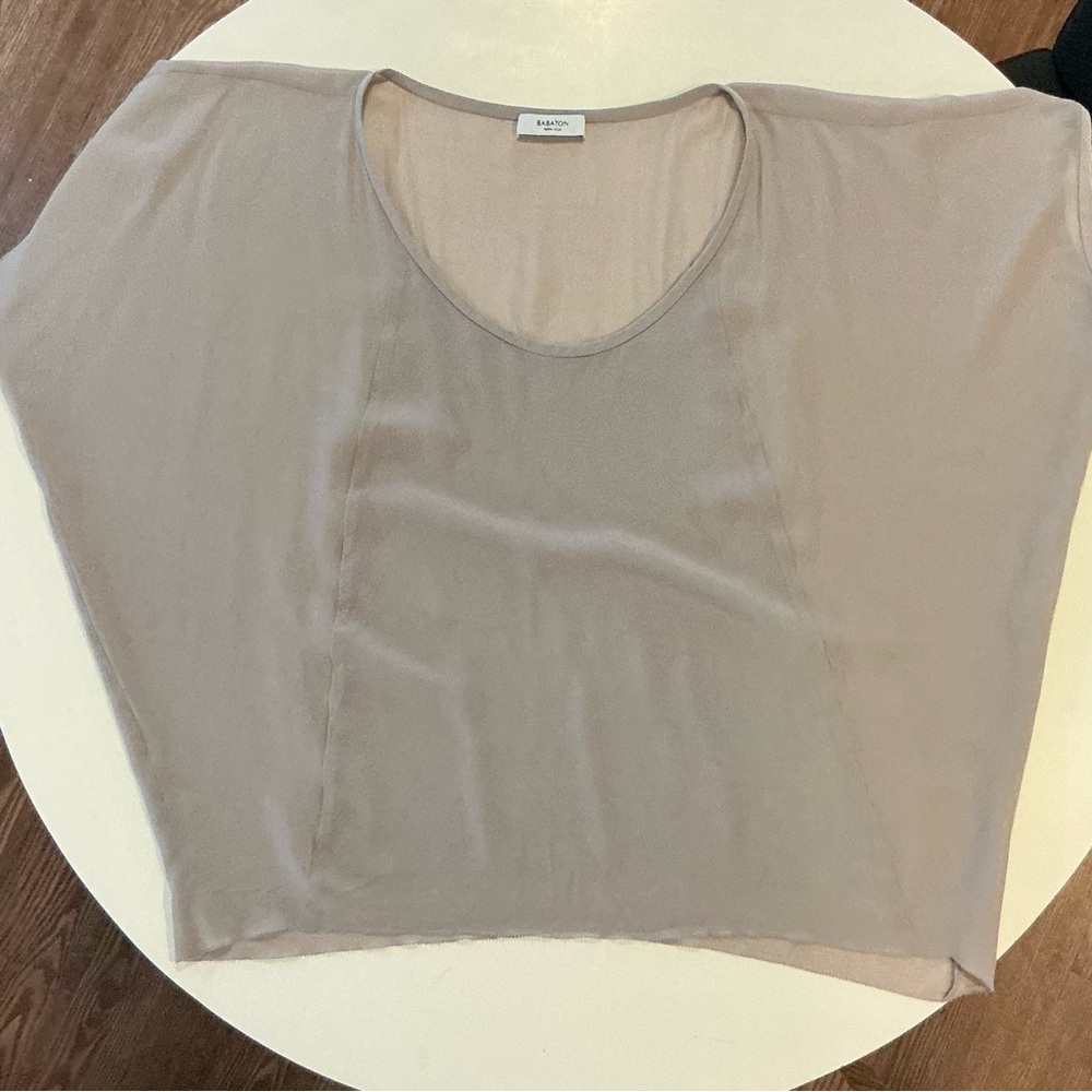 100% silk top